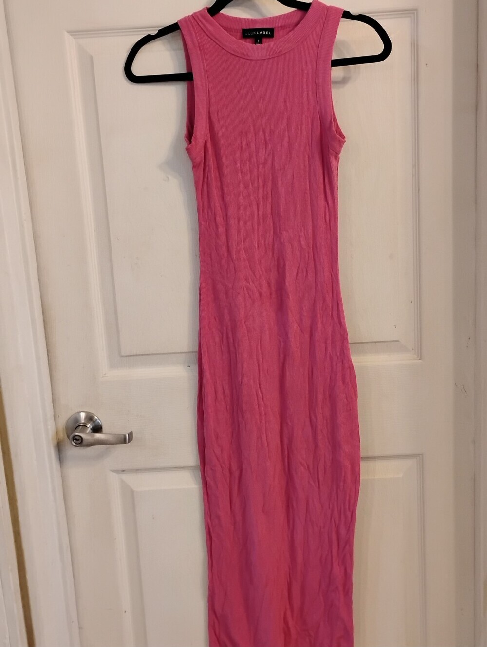 JLUXLABEL Woman’s Pink Sleeveless Maxi Dress, Size: S